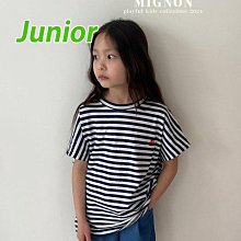 JS~JM ♥上衣(NAVY) MIGNON-2 24夏季 MGO240419-045『韓爸有衣正韓國童裝』~預購