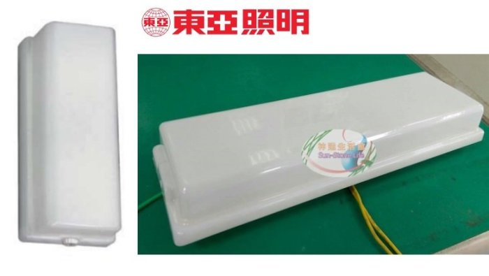 神通照明【東亞照明】1尺6W LED壁燈/吸頂燈，加蓋乳白PC燈罩，白光，全電壓，樓梯燈/騎樓燈/陽台燈/浴室燈