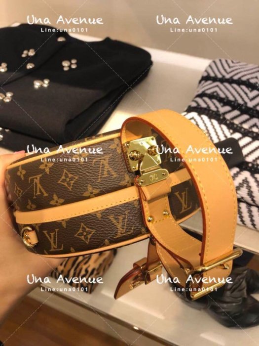 Una Avenue巴黎精品代購*LV LouisVuitton PETITE BOITE CHAPEAU M43514