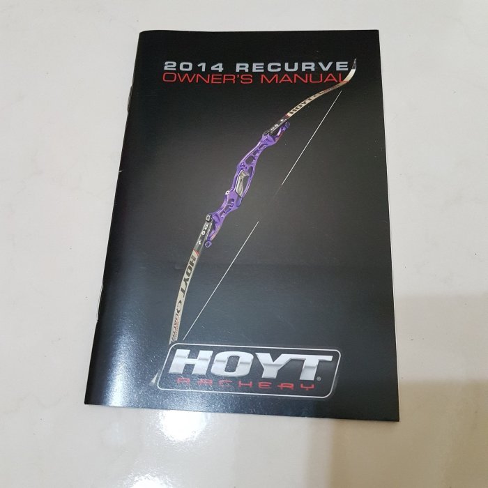 二手 HOYT ARCHERY HOT FORMULA HPX 反曲弓 弓身 白色 (腳架 弓臂另售)