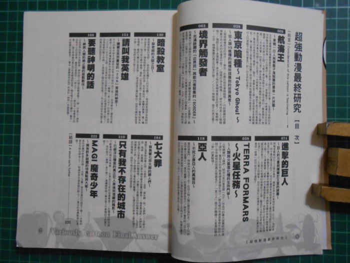 《 超強動漫最終研究 》 漫畫集錦研究會著   大風文化  幾乎全新  【CS超聖文化2讚】