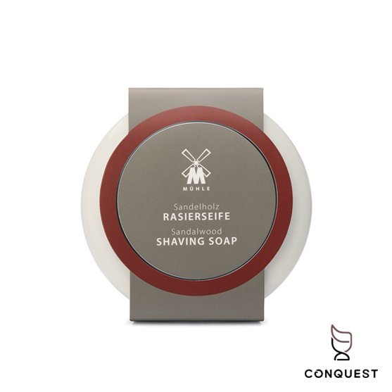 【 CONQUEST 】德國 MUHLE RN2SH Sandalwood Soap 檀香刮鬍皂 陶瓷皂碗組 刮鬍泡