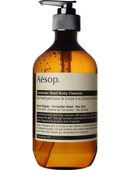 全新正品。澳洲 Aesop。芫荽籽身體潔膚露 500ml。預購