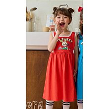 XXL ♥洋裝(RED) SERA-2 24夏季 SER240404-058『韓爸有衣正韓國童裝』~預購
