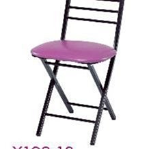 [ 家事達]台灣 【OA-Y192-13】 巧合椅(桃紅/烤黑)x2入 特價