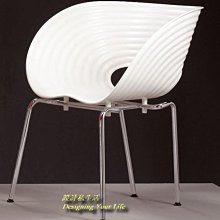 【設計私生活】伊芙造型吧椅、餐椅-白(免運費)111A