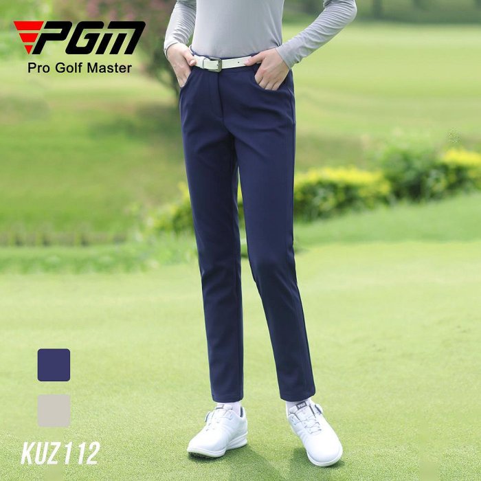 高爾夫服裝 PGM高爾夫褲子女秋季高爾夫女褲長褲服裝防寒保暖 廠家直銷
