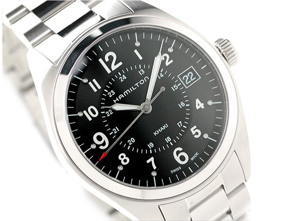 HAMILTON H68551933 漢米爾頓 手錶 40mm FIELD QUARTZ 鋼錶帶 男錶女錶