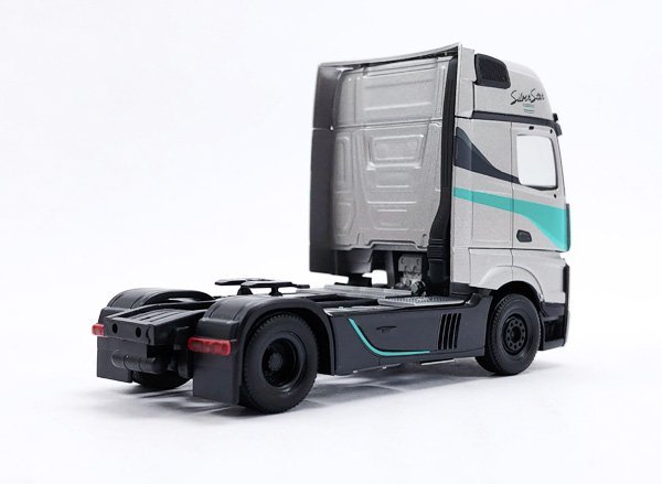 【秉田屋】現貨 Herpa Mercedes Benz 賓士 Actros Gigaspace 卡車 銀 1/87