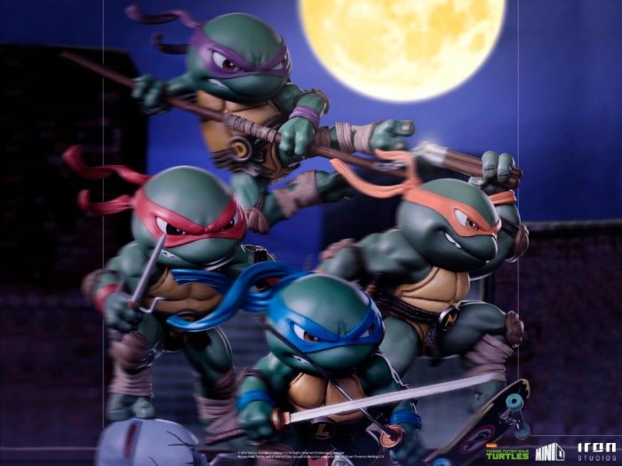 全新Iron Studios Minico 忍者龜Ninja Turtles 套裝組合| Yahoo奇摩拍賣