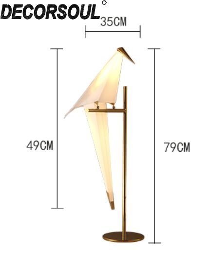DS北歐家飾§工業風 金色鸚鵡小鳥千紙鶴造型 檯燈小夜燈 床頭燈簡約現代復古美式鄉村創意設計客廳桌燈造型台燈房間裝潢動物