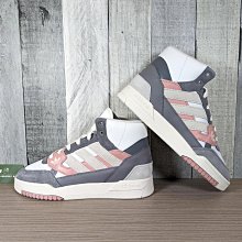 限時特價 南🔥2024 2月 ADIDAS OG DROP STEP SE 拼接 高筒 女款 灰粉 HR1420 現貨