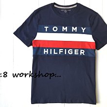 ☆【TH男生館】☆【TOMMY HILFIGER LOGO貼布短袖T恤】☆【TOM001T3】(S-M)