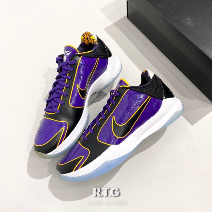 RTG】NIKE KOBE V PROTRO 5X CHAMP 紫色五代籃球鞋湖人US9 CD4991-500