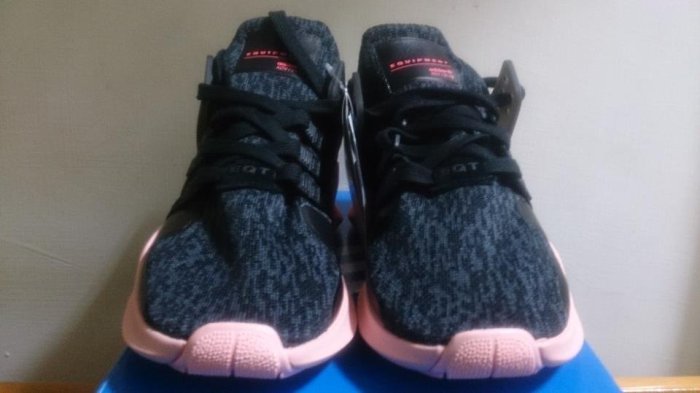 【100%正品現貨】Adidas EQT Equipment Support ADV 女 黑 PINK粉紅 雪花 針織 BB2322 慢跑鞋 非NMD