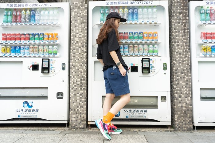 【A-KAY0】RIPNDIP PEEKING NERM SWEATSHORTS NAVY 棉短褲 海軍藍【RND2369NAVY】