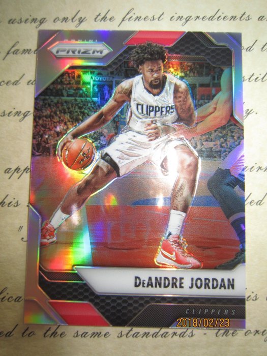 新賣家~16/17~Deandre Jordan~PRIZM~銀亮~REF~沒限量~6 1元起標