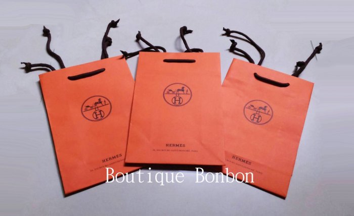 《Boutique Bonbon》巴黎帶回 Chanel香奈兒 LV BV愛馬仕原廠紙袋/禮物袋/手提袋/緞帶~現貨