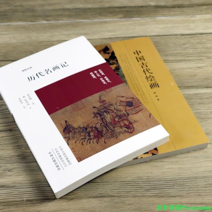 全2冊歷代名畫記中國古代繪畫圖說中國繪畫史國畫鑒賞清品雅韻中國古代繪畫理論簡史黃鼎說書畫鑒定書畫收藏漫記中國畫書籍