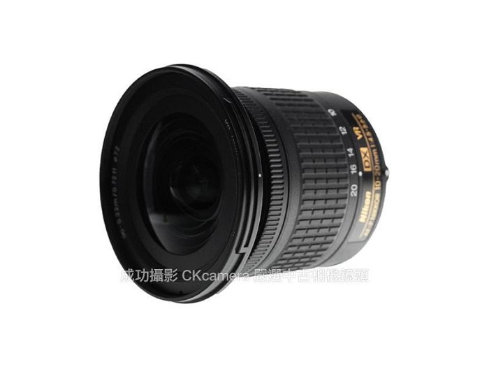 成功攝影 Nikon AF-P DX 10-20mm F4.5-5.6 G VR 中古二手 廣角變焦鏡 防手震 國祥公司貨 保固半年 10-20