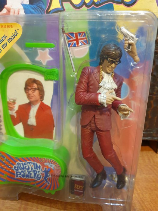 1999 Austin Powers VINTAGE  王牌大間諜 電影~奧斯丁~Mcfarlane麥法蘭