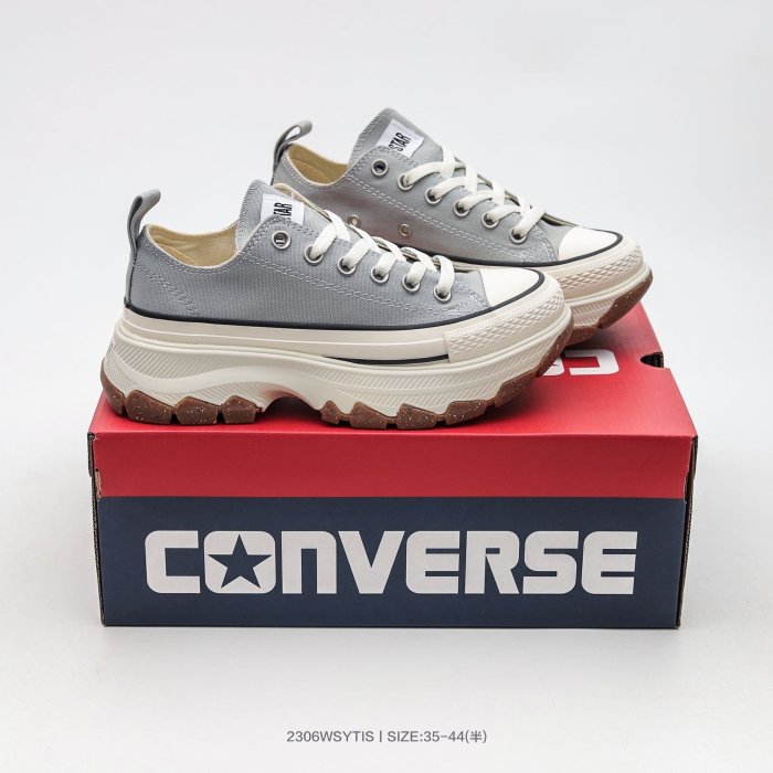 高級灰低筒日本限定Converse All Star Trekwave HI JPN 男女鞋5公分