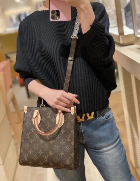 Louis Vuitton Sac Plat Bb Monogram Canvas