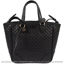 【茱麗葉精品】全新精品GUCCI 449241 BREE 經典雙G緹花牛皮壓紋二用包.黑 預購