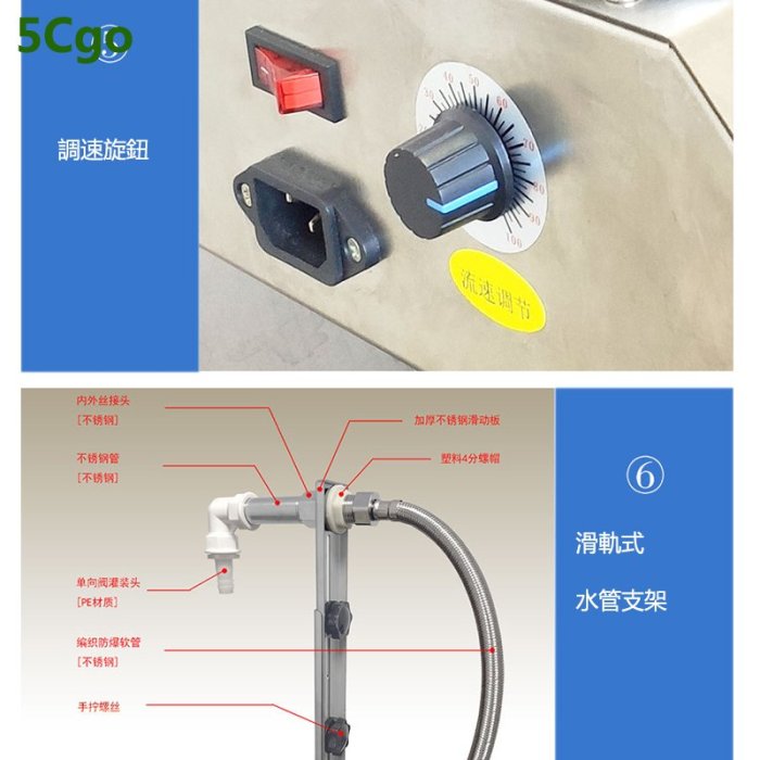 5Cgo【批發】大流量全自動稱重定量罐裝液體灌裝機填充機食用油酒精洗潔精分裝機酒水果汁t606842460066