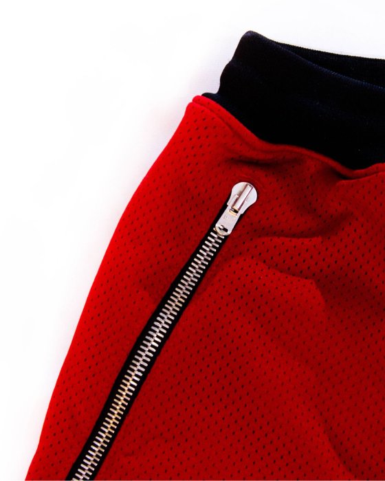 Fear Of God Fifth Collection Mesh Basketball Shorts (Red). 運動褲