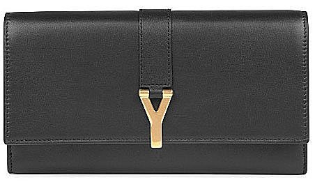 Saint Laure Paris 314995 Cabas Chyc Wallet 皮質長夾黑