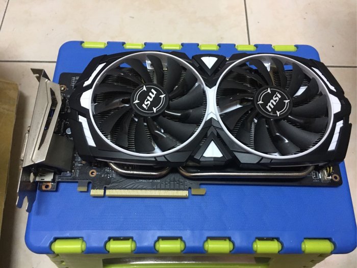 微星 MSI GTX1060 ARMOR 3G OCV1