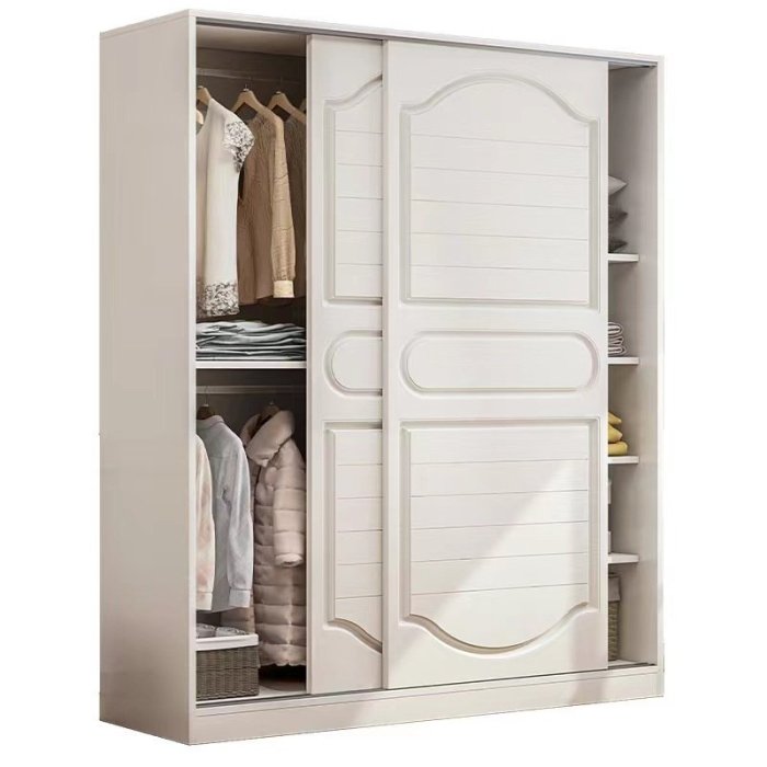 耐用兒童收納儲物柜現代簡約衣柜家用臥室移門出租房衣柜簡易組裝