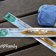 DODO＊FAMILY嘟嘟家族手藝坊．日本製編織工具。clover．新式有柄蕾絲花邊鉤針