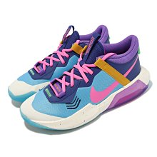 NIKE AIR ZOOM CROSSOVER 大童 籃球鞋 藍×粉紅 FD1034400  氣墊【iSport愛運動】