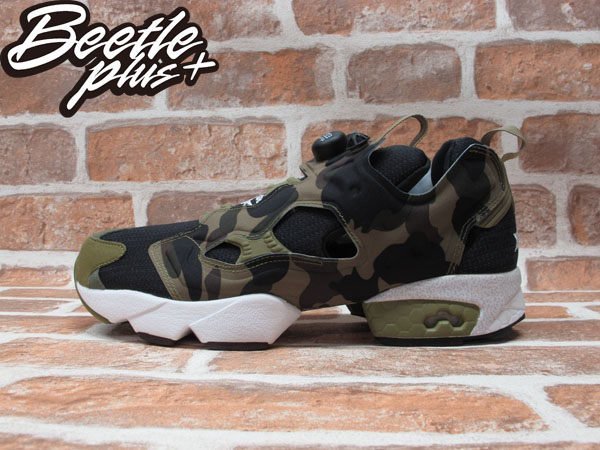 BEETLE REEBOK PUMP FURY MITA SNEAKERS BAPE 迷彩 猿人 余文樂 V61765