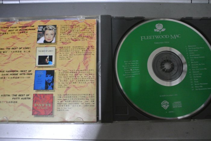 CD ~ Fleetwood Mac Greatest Hits ~1988 Warner 無IFPI