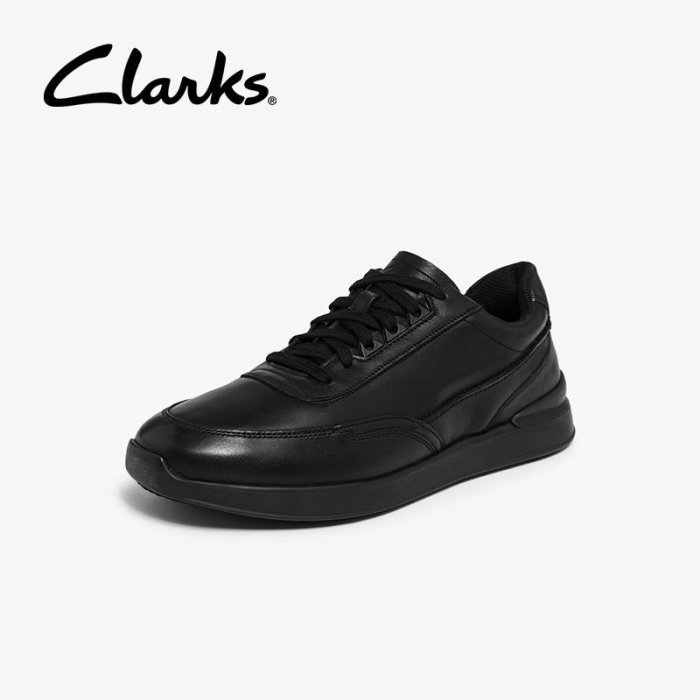 Clarks其樂男鞋2022春秋款純色運動鞋舒適運動鞋男 RaceLite Lace
