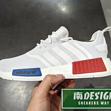 南🔥2022 9月 ADIDAS NMD_R1 BOOST OG 原版配色 運動 休閒 經典 GZ7925 全白藍紅色