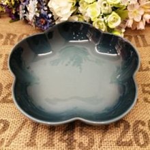 【 LE CREUSET】花型盤(中)-水手藍.特價960元.原價:1380元竹北可面交.可超取