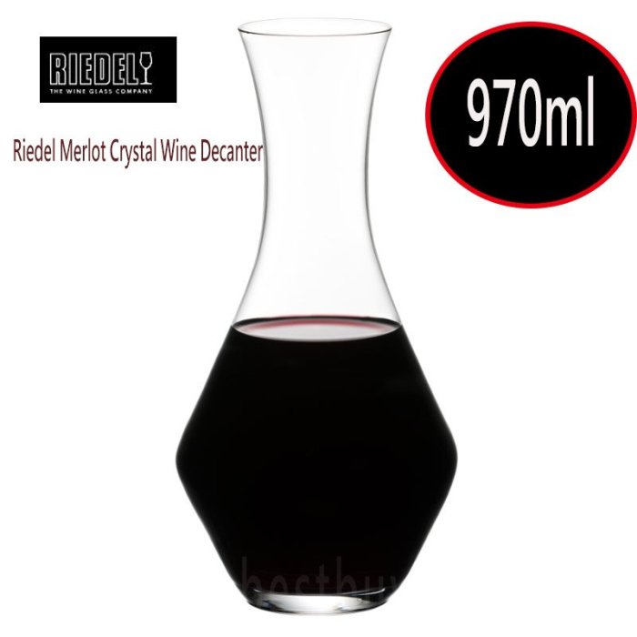 Riedel O系列 Cabernet/Merlot 水晶醒酒器 970 ml 1440-14