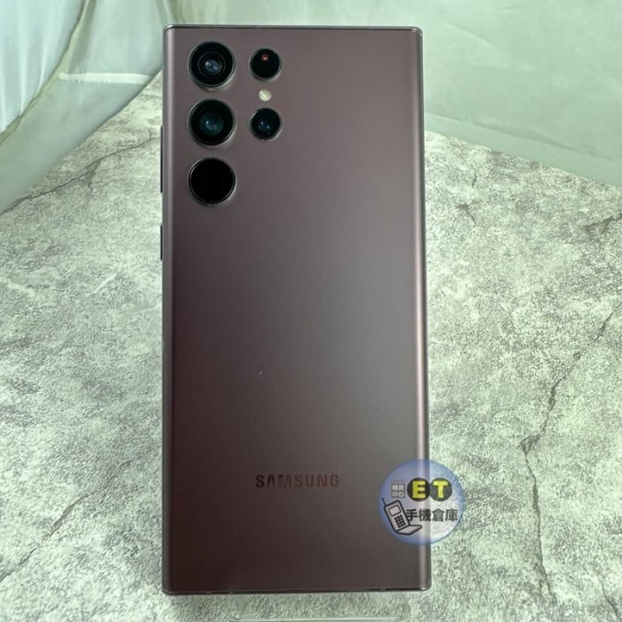 ET手機倉庫【9成新 SAMSUNG Galaxy S22 Ultra 12+256G】S9080（原盒 三星）附發票