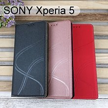 青春隱扣皮套 SONY Xperia 5 (6.1吋) 多夾層