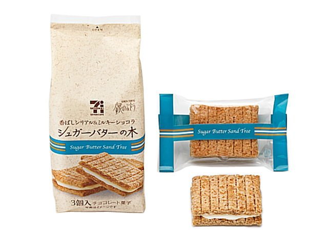 Miki小舖?日本帶回 7-11限定Sugar Butter Tree 砂糖奶油樹白巧克力夾心餅乾。另有葡萄夾心