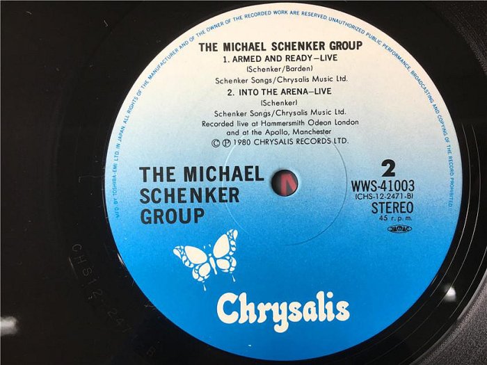 黑膠唱片The Michael Schenker Group-Cry For The Nations J版黑膠LP V