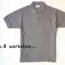 【LA男生館】【LACOSTE鱷魚LOGO貼布網眼POLO衫】【LA004B4】CLASSIC FIT(S)