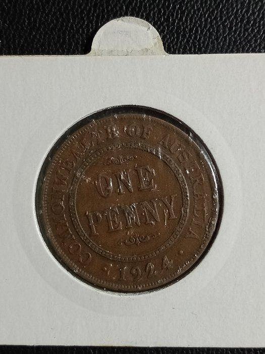 1924年澳大利亞 ONE PENNY銅幣