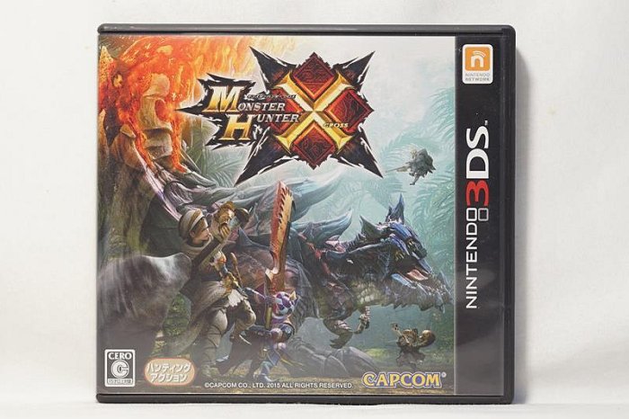 Nintendo 3DS 魔物獵人 X MONSTER HUNTER X 日版