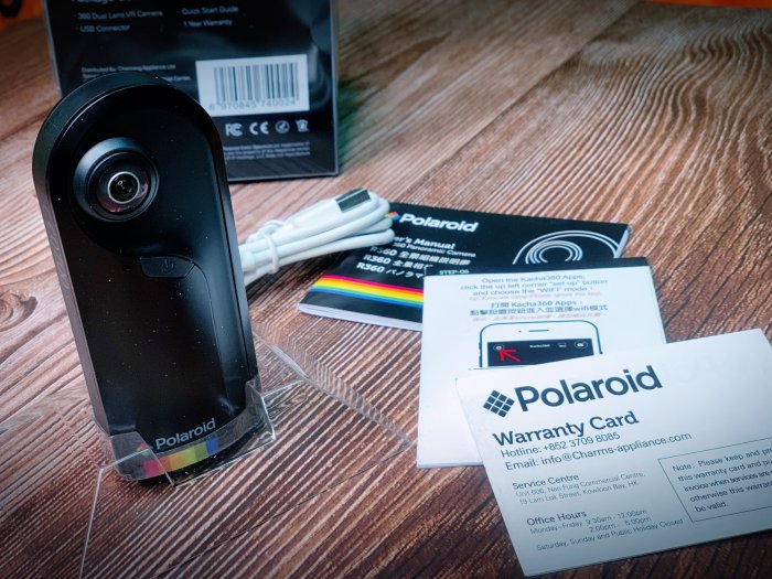 Polaroid R360 360度相機 運動攝影機 寶麗來R360 全景相機 ricoh Theta 寶麗萊相機