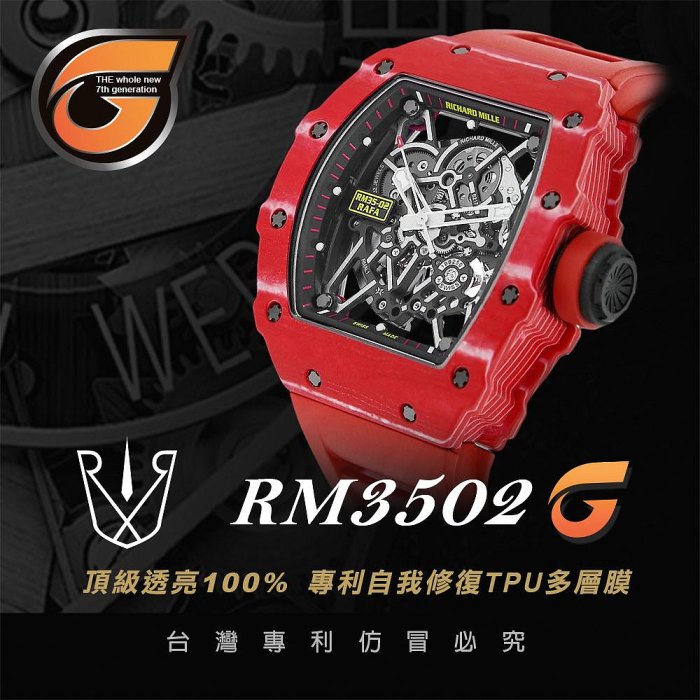 RX8-G Richard Mille RM3502系列